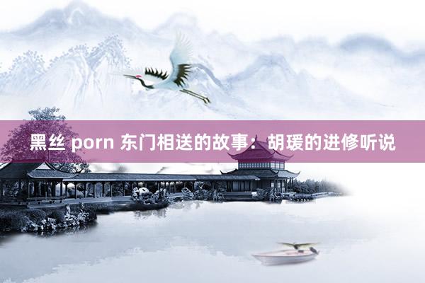 黑丝 porn 东门相送的故事：胡瑗的进修听说