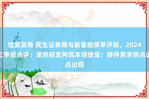 性爱姿势 民生证券赐与新雷能保举评级，2024年三季报点评：坚抓研发构筑本领壁垒；静待需求拐点出现