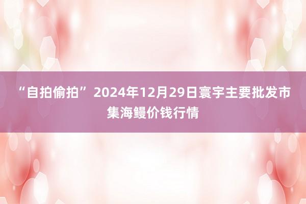 “自拍偷拍” 2024年12月29日寰宇主要批发市集海鳗价钱行情