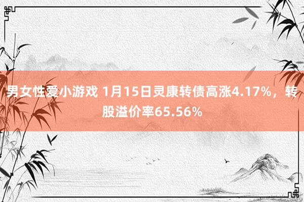 男女性爱小游戏 1月15日灵康转债高涨4.17%，转股溢价率65.56%